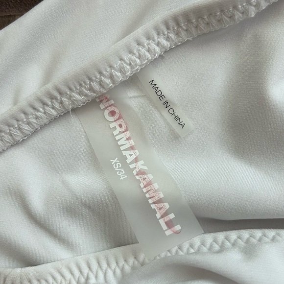 NWT Norma Kamali Diana Ruched One Shoulder Mini Dress in White Sz XS - Picture 7 of 10